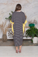 Платье DRK B1337YE Платье выполнено из трикотажной ткани (вискоза 92% эластан 8%), отделочная ткань - из хлопка. 