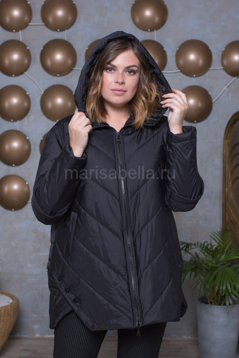 Куртка с капюшоном BISA 7150BK Куртка - из плащёвки, утеплитель - флис и синтепон.