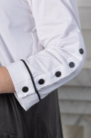 Комплект (рубашка и сарафан из экокожи) MY 23416WH Длина изделия регулируется кнопками на бретелях сарафана. Отделка - буквенный принт, сетка.