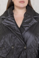 Пальто DV 23306GY Пальто - из стёганой плащёвки (утеплитель - синтепон), подкладка - полиэстер 100%.