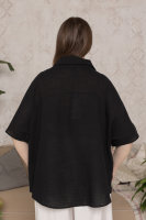 Рубашка H-4 01522BK Ткань - марлёвка, отделка - принт.