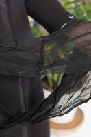 Платье со снудом AL 226120BK Платье выполнено из рельефной ткани. Отделочная ткань - трикотажная.
