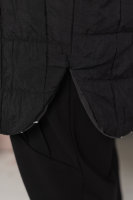 Куртка с капюшоном двусторонняя RF 4582BK Стёганая куртка: ткань с пропиткой (хлопок 96% эластан 4%) с одной стороны и плащёвка (полиэстер 100%) с другой , утеплитель - синтепон.