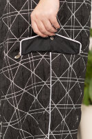Костюм-тройка (брюки, рубашка и жилет) MY 23499BW Брюки и жилет - двухслойная рельефная ткань, рубашка - хлопок с эластаном. Отделка - навесной и накладной карманы из тафты с буквенным принтом, широкая резинка с буквенным принтом, металлическая цепочка с карабинами, понизу брюк - кулиски.  