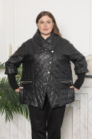 Куртка DP 3461BK Стёганая плащёвка (утеплитель - синтепон), подкладка - полиэстер 100%, манжеты на рукавах - трикотажная лапша (акрил 100%).