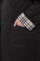 Пальто (весна-осень) DP 3405BK Пальто выполнено из стёганой хлопковой ткани, утеплитель - тонкий слой синтепона.