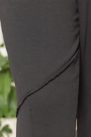 Костюм спорт-шик (брюки и толстовка) DP 6100BK Мягкая трикотажная ткань - трёхнитка, отделка - необработанные края, буквенный принт.