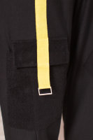 Костюм спорт-шик (брюки и туника) DP 6087-1BK Костюм выполнен из мягкой трикотажной ткани с начёсом, отделка - принт, аппликация из ленты.