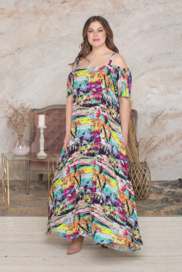 Платье CD 3697MX Платье выполнено из штапеля (вискоза 100%).