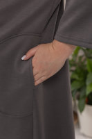 Костюм (брюки и кардиган) HOOK 22600GY Мягкая трикотажная ткань, отделка - буквенный принт.