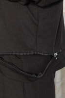 Костюм (брюки и туника со снудом) DP 6114-1BK Мягкая трикотажная ткань двунитка, отделка - молнии. Снуд выполнен из тафты (полиэстер 100%), внутри - тонкий слой синтепона.