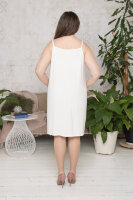 Комплект (платье из шифона и сарафан) CD 4403BK Платье - из шифона (вискоза 100%), сарафан - из мягкой трикотажной ткани (вискоза 95% эластан 5%). Волан понизу платья - двухслойный, нижний слой - из органзы. 