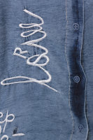 Рубашка джинсовая DRK P6901BL Отделка - вышивка.