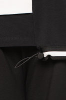 Туника с капюшоном DRK P6216WH Отделка - аппликация из трикотажной резинки, в капюшоне и понизу туники - кулиска.