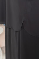 Блуза KFY 21522BK  Шёлковая ткань. Аксессуар (кулон) - в комплекте. 