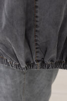 Кардиган джинсовый (тенсель) AL 249048GY Тонкая шелковистая джинсовая ткань - тенсель, объёмные накладные карманы.