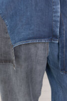 Рубашка джинсовая (тенсель) AL 243289GY Тонкая шелковистая джинсовая ткань - тенсель.