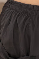 Брючный костюм AL 22100503BK Отделочная ткань - тонкая плащёвка, отделка - лента с металлическими люверсами.