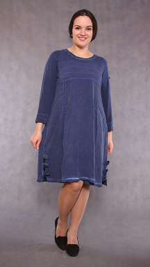 Платье-туника CD 2945BL варёный хлопок