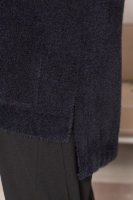 Джемпер из альпаки DRK B13858BK Отделка - декоративные пуговицы, накладные карманы.