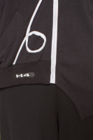 Бомбер с капюшоном H-4 01291BK Изделие выполнено из мягкой трикотажной ткани. Отделка - аппликация, декоративные молнии, трикотажная резинка.