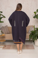 Платье MM 7951BL Платье выполнено из мягкой трикотажной ткани двунитка. Отделка - принт, декоративные молнии.