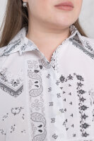 Рубашка QMN 4022 Ткань - с объёмным принтом.
