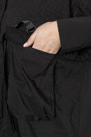 Рубашка H-4 01810BK Хлопковая рубашечная ткань. Отделка - объёмные накладные карманы, ленты с металлом, люверсы.