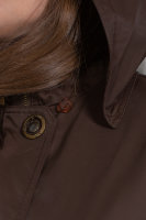 Пальто с капюшоном MQ 097230BN Пальто - из плащёвки, подкладка - 100% полиэстер, утеплитель - тонкий слой синтепона. Капюшон и манжеты отстёгиваются.