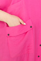 Платье-рубашка DRK B1967RD Отделка - принт, накладные карманы.