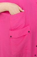 Платье-рубашка DRK B1967RD Отделка - принт, накладные карманы.