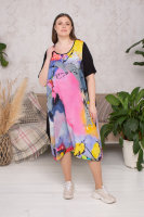 Платье DP 2664-6MX Рукава и вставки по бокам - из трикотажной ткани (вискоза 95% эластан 5%).