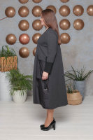 Платье DP 19109GY Отделочная ткань - из тонкой плащёвки, навесной карман отстёгивается.